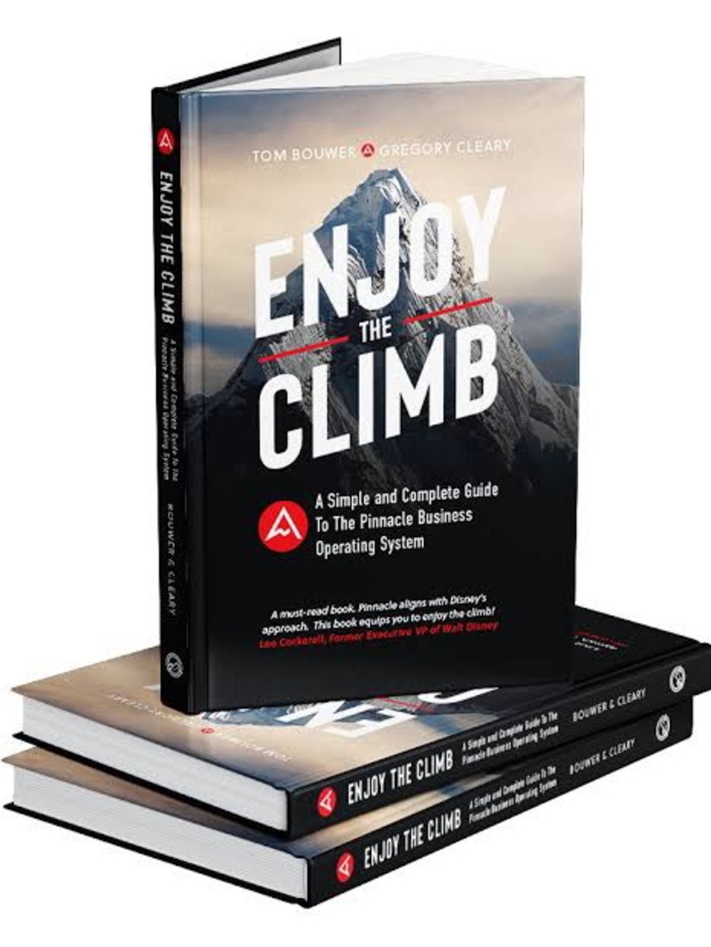 Enjoy The Climb Hardcover Book - Black & Gray Mountain Cover
